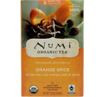 Numi Tea Orange Spice White Tea (6x16 Bag)