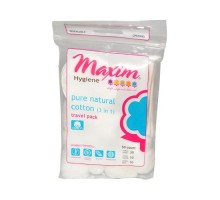 Maxim Hygiene 3 In 1 Pure Travel Pack Cotton Swabs (1x 50 Count)