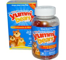 Hero Nutritionals Yummi Bears Multi Vitamin & Mineral (1x90 Bears)